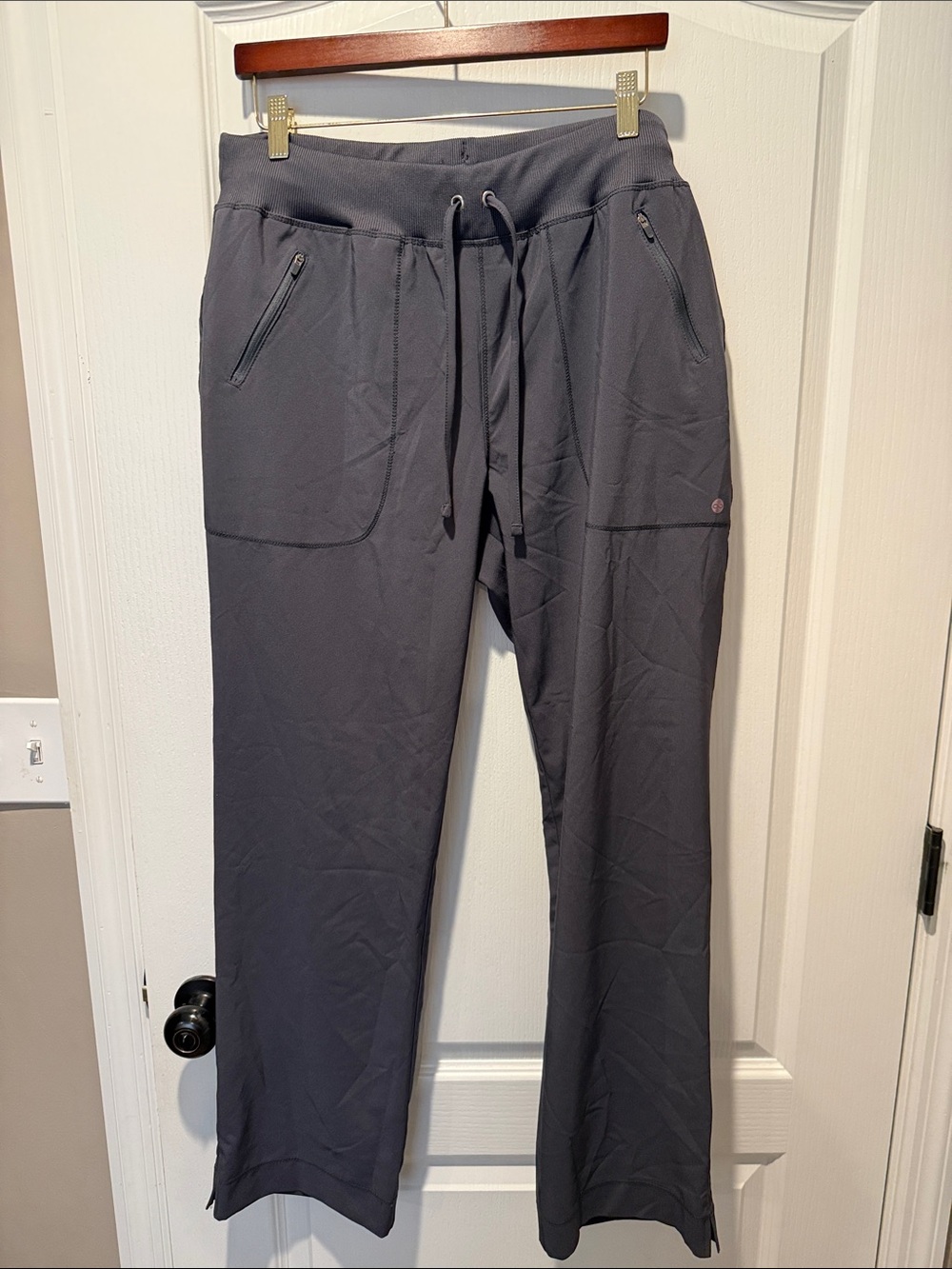 Cherokee Women's Charcoal Gray Drawstring Scrub Pants